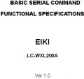 Icon of LC-WXL200A RS-232 Serial Basic Commands